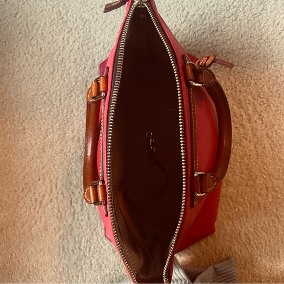 Dooney and Bourke Genuine Florentine Vacchetta Leather Bag - Picture 9 of 10